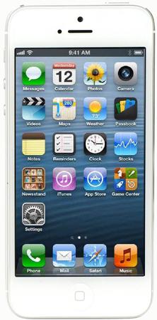 Смартфон Apple iPhone 5 32Gb White & Silver - Усть-Илимск