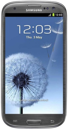 Смартфон Samsung Galaxy S3 GT-I9300 16Gb Titanium grey - Усть-Илимск